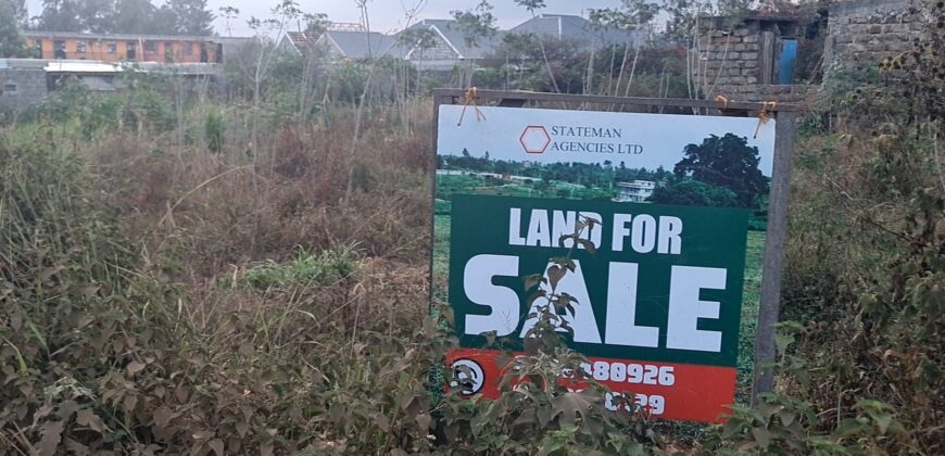 Prime plot for sale at Mugutha, Ruiru